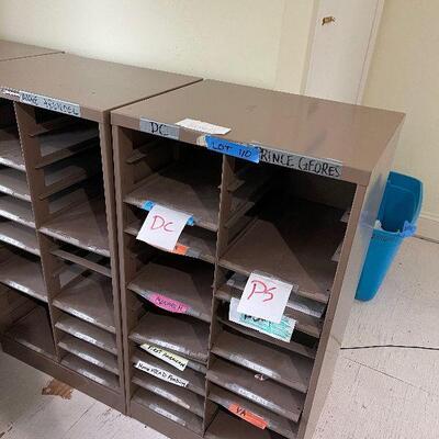 Lot 110 - Office Shelf Organizers