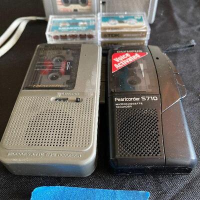 Lot 119 - Micro Tape Recorders and Cassettes