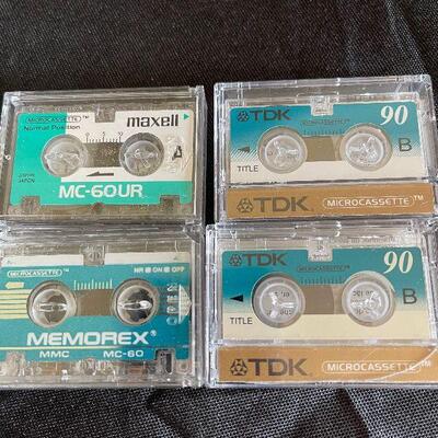 Lot 119 - Micro Tape Recorders and Cassettes