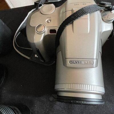 Lot 122 - Assorted Camera Lenses and Olympus Camera