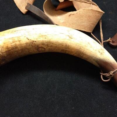 Antique  Powder Horn