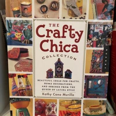 Lot 67BR. Assorted books on crafting, paper crafts, soap making, bookbinding, vintage Sunset craft book, Mexican crafting, etc.â€”15...