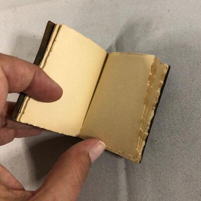 Lot 11 - Embossed Leather Miniature Notebook