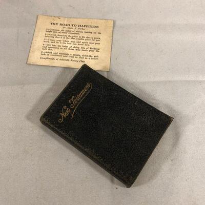 Lot 12 - 1932 Small New Testament