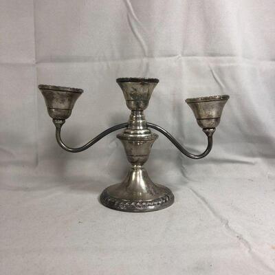 Lot 18 - Three Candlestick Candelabra