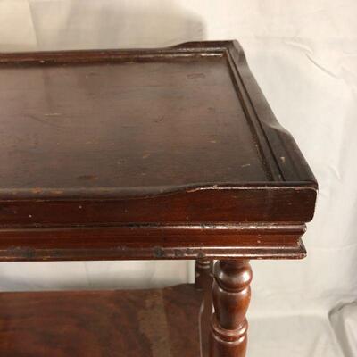 Lot 57 - Solid Wood Side Table LOCAL PICK UP ONLY