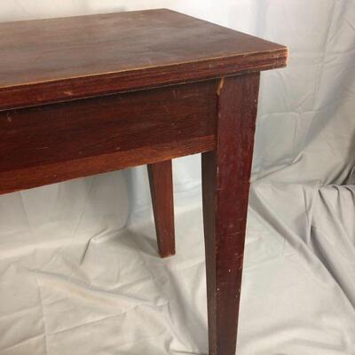 Lot 58 - Solid Wood Piano Bench LOCAL PICK UP ONLY