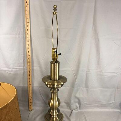 Lot 59 - Metal Base Modern Lamp LOCAL PICK UP ONLY