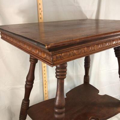 Lot 60 - Solid Wood Antique Table LOCAL PICK UP ONLY