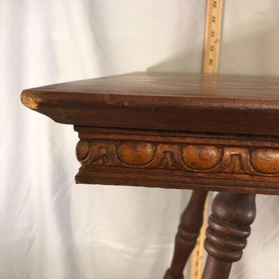 Lot 60 - Solid Wood Antique Table LOCAL PICK UP ONLY
