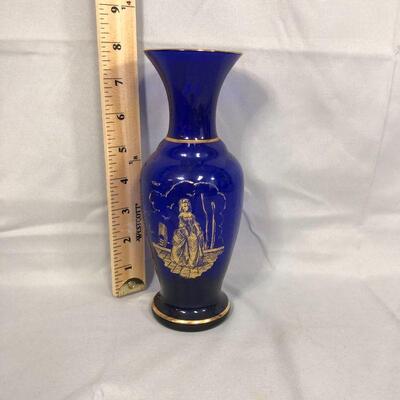 Lot 64 - Cobalt Blue Glass Vase