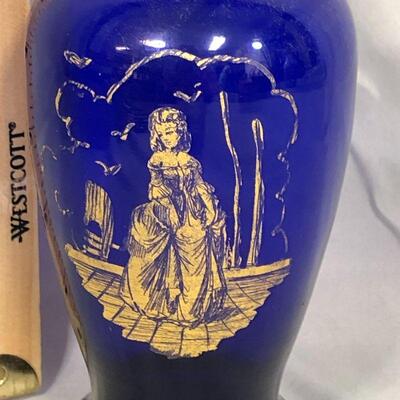 Lot 64 - Cobalt Blue Glass Vase