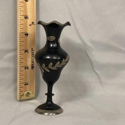 Lot 66 - Small Etched Metal Vase