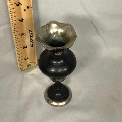 Lot 66 - Small Etched Metal Vase