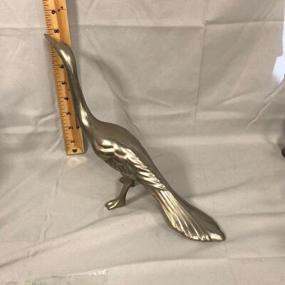 Lot 87 - Metal Peacock