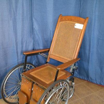 LOT 1  ANTIQUE WHEEL CHAIR