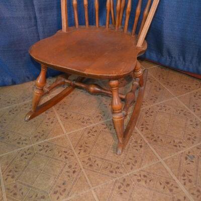 LOT 113 vintage small rocking chair