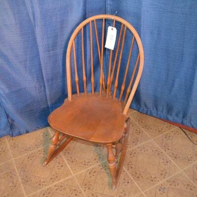 LOT 113 vintage small rocking chair