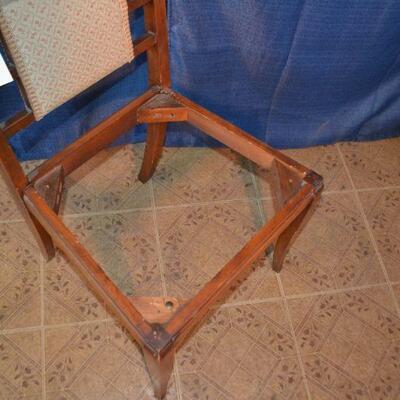 LOT 87 vintage wood chair