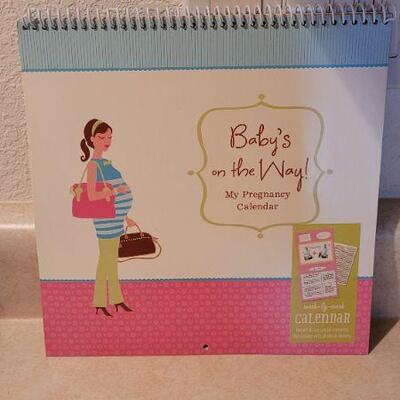 Lot 74: New Hallmark Pregnancy Calendar + Ceramic Blocks