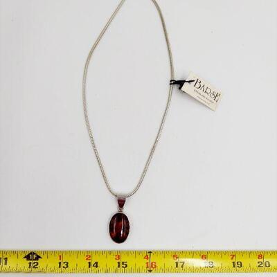 BARSE STERLING SILVER NECKLACE & PENDANT