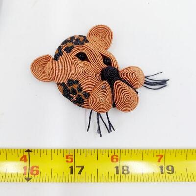 CHEETAH DESIGNED BRACELET & BROOCH 
