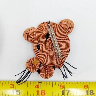 CHEETAH DESIGNED BRACELET & BROOCH 