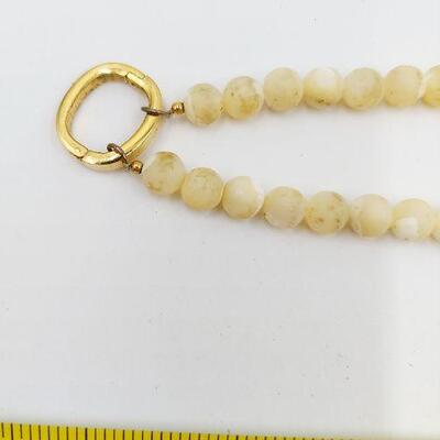 BEAUTIFUL MOTHER OF PEARL DECORATIVE NECKLACE 