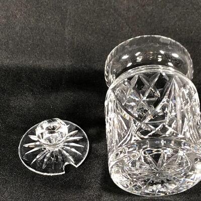 Small Waterford Crystal Jelly Jam Jar with Lid