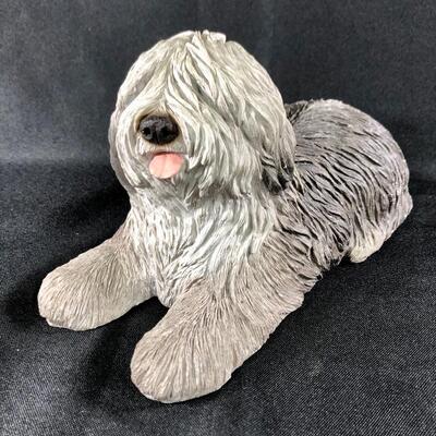 Shaggy Sheep Dog Figurine