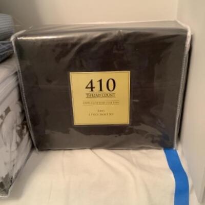 U/B - 1245 NEW in Package King Size Sheet Sets ( Ralph Lauren, DMK, Hoe Collection )