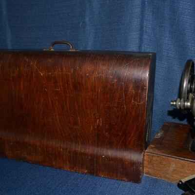 LOT# 777 antique new cottage sewing machine