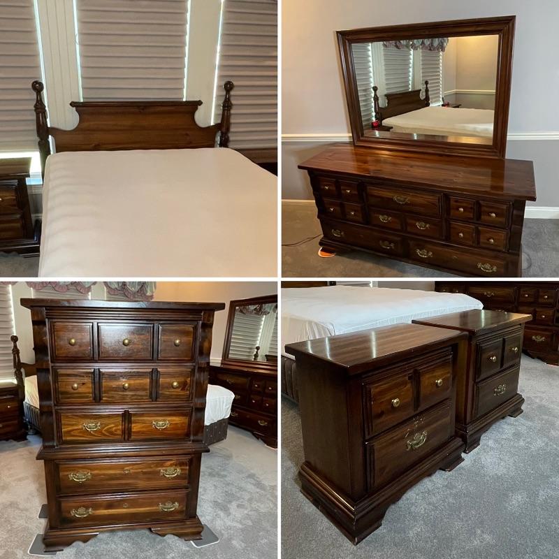 Vintage broyhill 2024 bedroom furniture