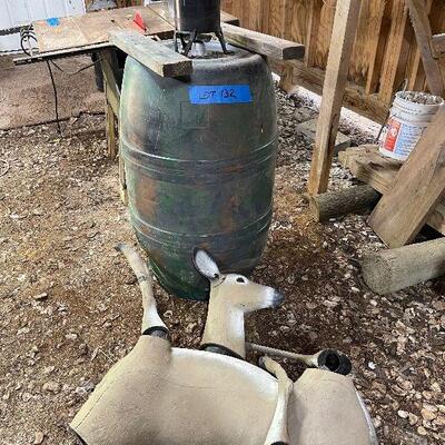 Lot 132 - Deer Feeder (Corn Spreader)
