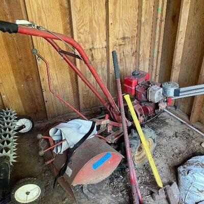 Lot 137 _ Gravely Roto Tiller, Tools and Accessories