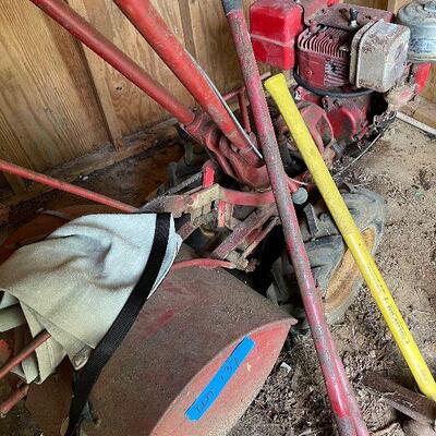 Lot 137 _ Gravely Roto Tiller, Tools and Accessories