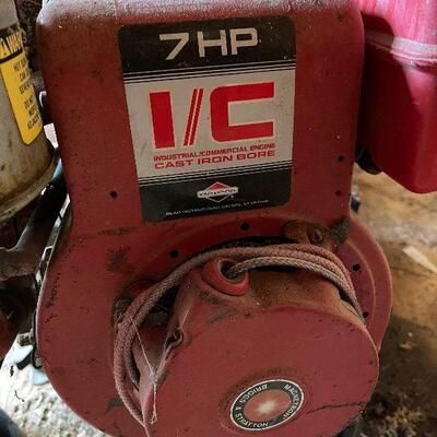 Lot 137 _ Gravely Roto Tiller, Tools and Accessories