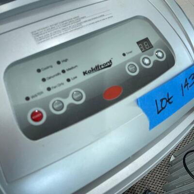 Lot 143 - Air Conditioner and Space Heater