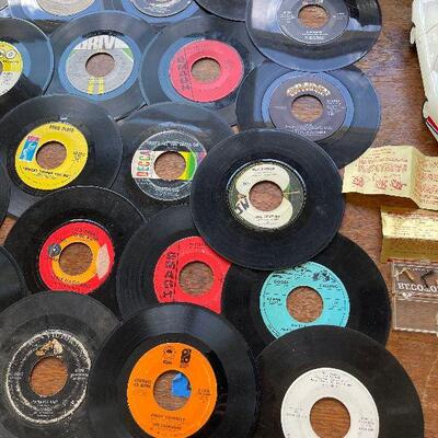Lot 149 - Records, Hess Truck, Vintage Corvette Phones and More!