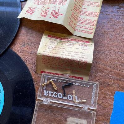 Lot 149 - Records, Hess Truck, Vintage Corvette Phones and More!