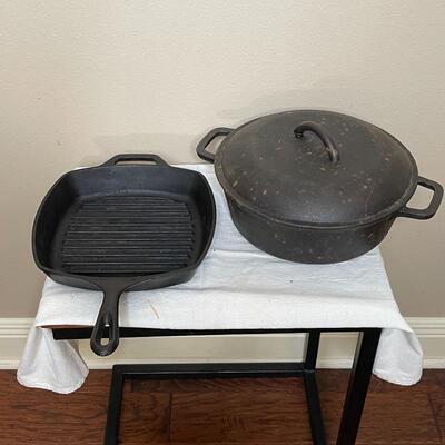 Pair of Cast Iron Cookware