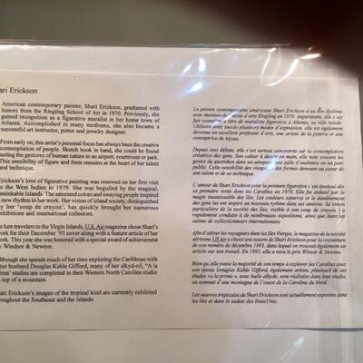 K - 1259  Signed & Numbered Figurative Painting by Sheri Erickson  