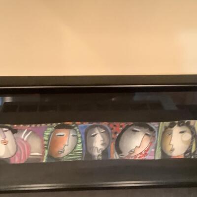 K - 1264.  Beautiful Pastel in a Shadow Box