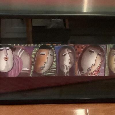 K - 1264.  Beautiful Pastel in a Shadow Box