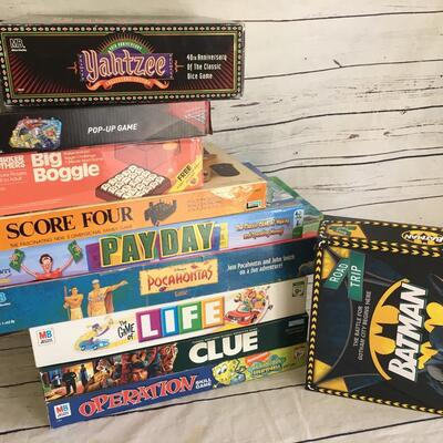 Lot of 10. Games. Missing pieces 