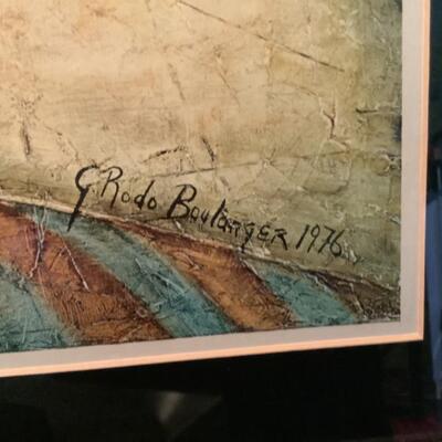 K - 1266. Graciela Rodo-Baulanger Framed Print â€œ Girls on Bikes â€œ 