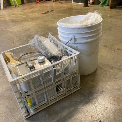 Lot 153 - Fiberglass Supplies