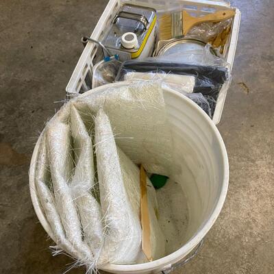Lot 153 - Fiberglass Supplies