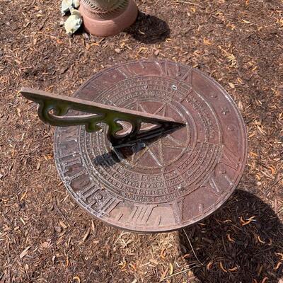 Lot 159 - Metal Sundial