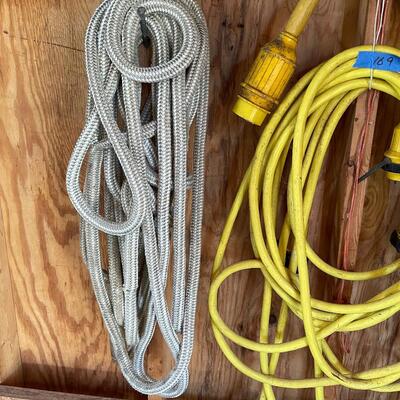 Lot 169 - Mooring Lines and Power Cords